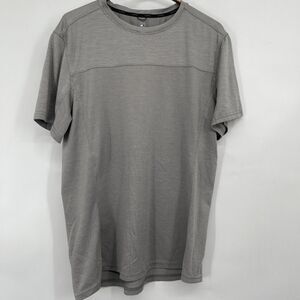Kuhl Gray Engineered Krew Short Sleeve Performance Hiking T-Shirt Size Large